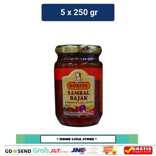 

Kokita Sambal Bajak Mild 5 x 250 gr