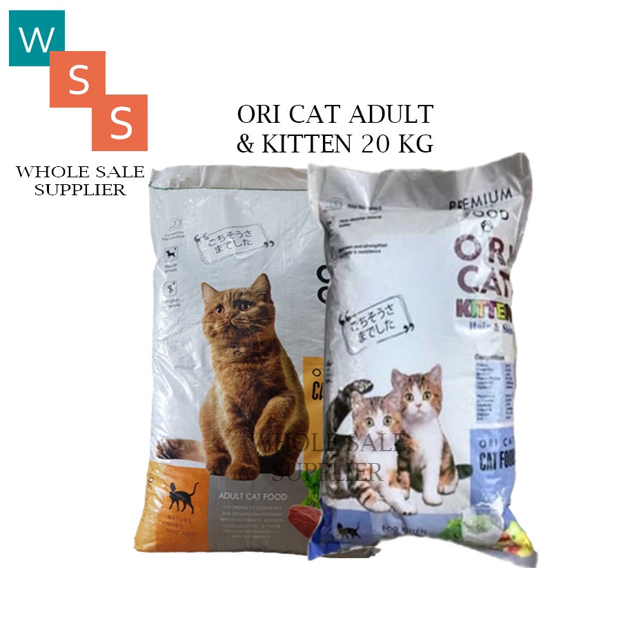 Makanan kucing ori cat adult repack &amp; kitten 7Kg ( gosend &amp; grab )