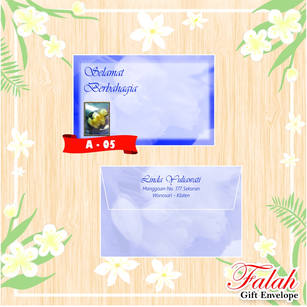 

Amplop Falah Motif A-05 Isi 50 Lembar Tanpa Tulisan