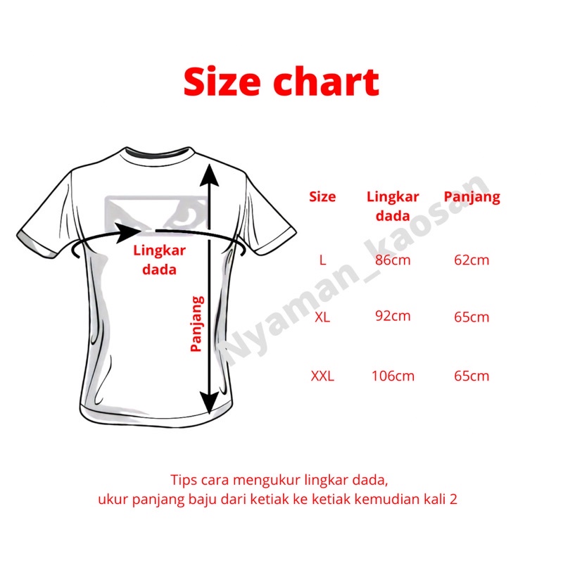 1 Kaos polos wanita lengan pendek Oversize Jumbo Murah V neck - by.Nyaman_Kaosan-8