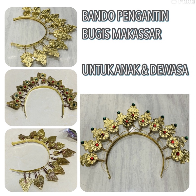 (COD) SUNTING MAHKOTA PENARI BUGIS - MAHKOTA BANDO BUGIS -BANDO MAKASSAR -MAHKOTA PENGANTIN-MAHKOTA ANAK REMAJA BUGIS MAKASSAR-HEADBAND-AKSESORIS PENGANTIN BUGIS INDONESIA