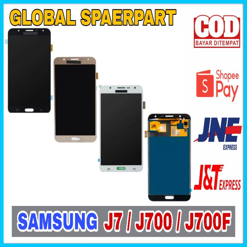 Lcd + Touchscreen Samsung Galaxy J7 / J700 / J700F Fullset AAA Contras Main (Lcd Murah / Lcd Mahal /