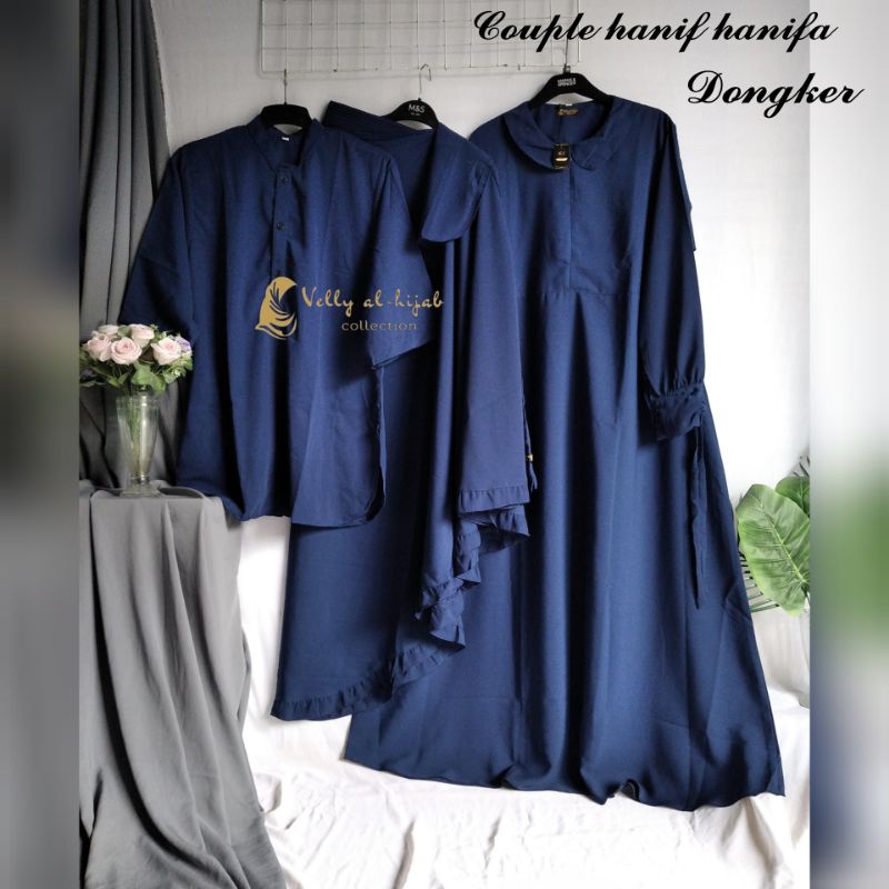 Link Set Gamis Dewasa Wolfis Hanifa Free Cadar Tali