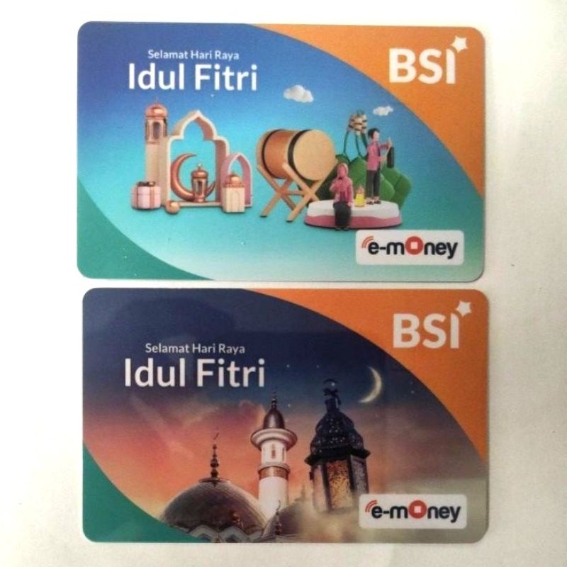 Mandiri eMoney Bank Syariah Indonesia (BSI) ORI /Like eTOLL Tapcash Flazz or Brizzi