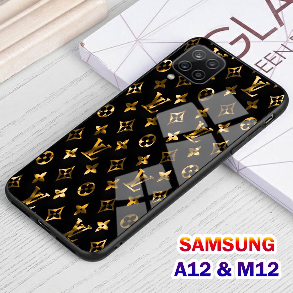 Softcase Glass Kaca SAMSUNG A12 , M12 - Casing HP SAMSUNG A12 , M12 [ S27 ].