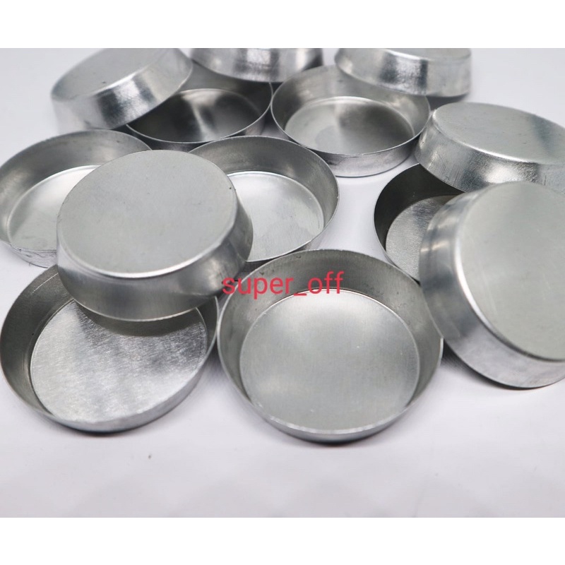 PREPARATION SAMPLE CUP XRF ALUMUNIUM 40 MM - almunium cup