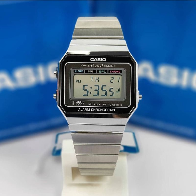 Jam tangan pria digital casio A-700W-1A New original