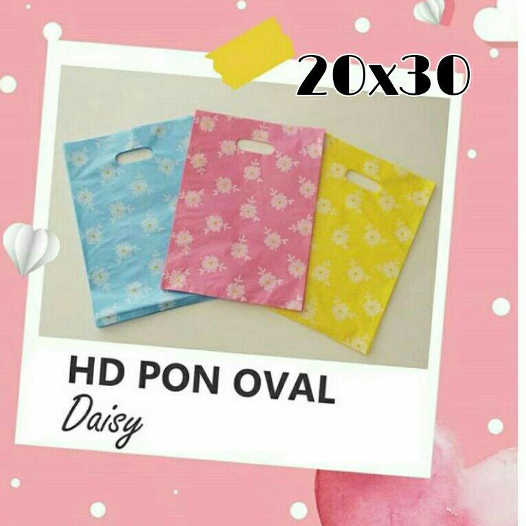 (B9H3).. COD PLASTIK OLSHOP DAISY 20X30 MOTIF BUNGA KEMASAN BAGUS MURAH //Barang@special