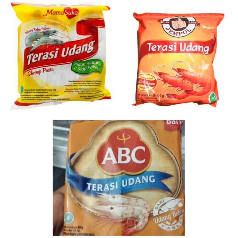 

TERASI UDANG MAMASUKA/TERASI UDANG ABC/TERASI UDANG CAP JEMPOL /TERASI MURAH