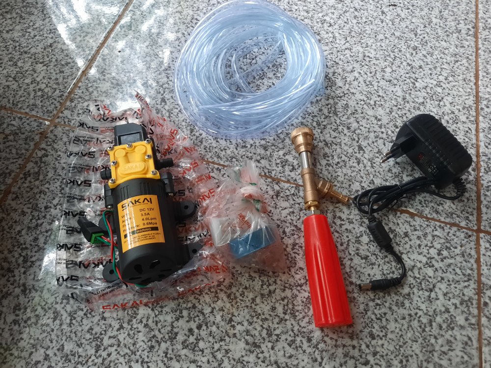 Paket Set Mesin Cuci Ac Motor Mobil Steam Power Sprayer Alat Portable Mini