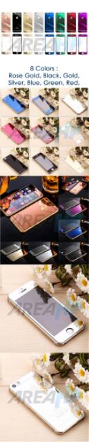 Tempered Glass iPhone 6 Plus +, 6S Plus + Front,Back 3D Mirror