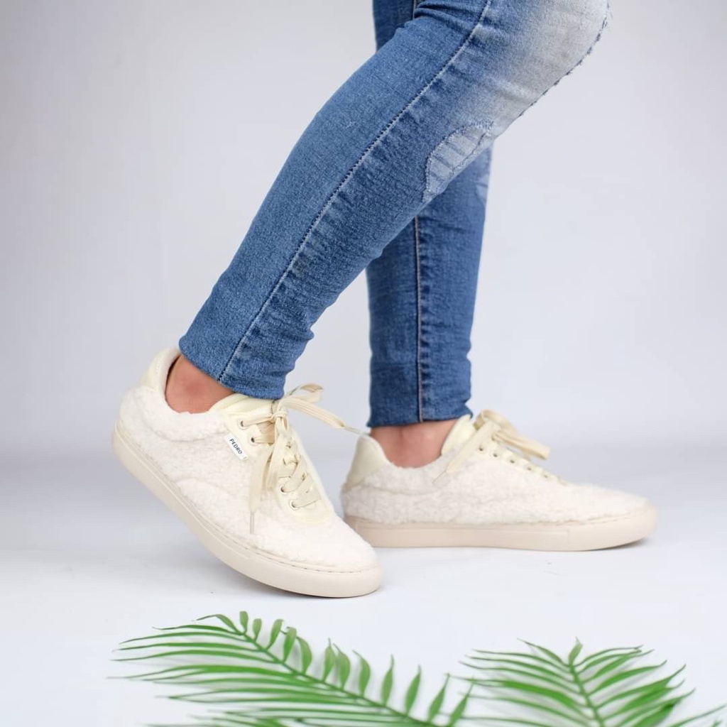 SEPATU WANITA PDR WOLL SNEAKERS PS102 PREMIUM IMPORT