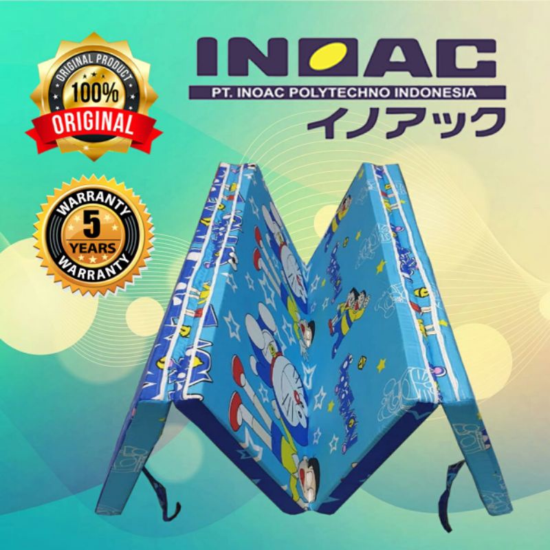 kasur busa lipat 4 INOAC 160 X 200 X 5cm