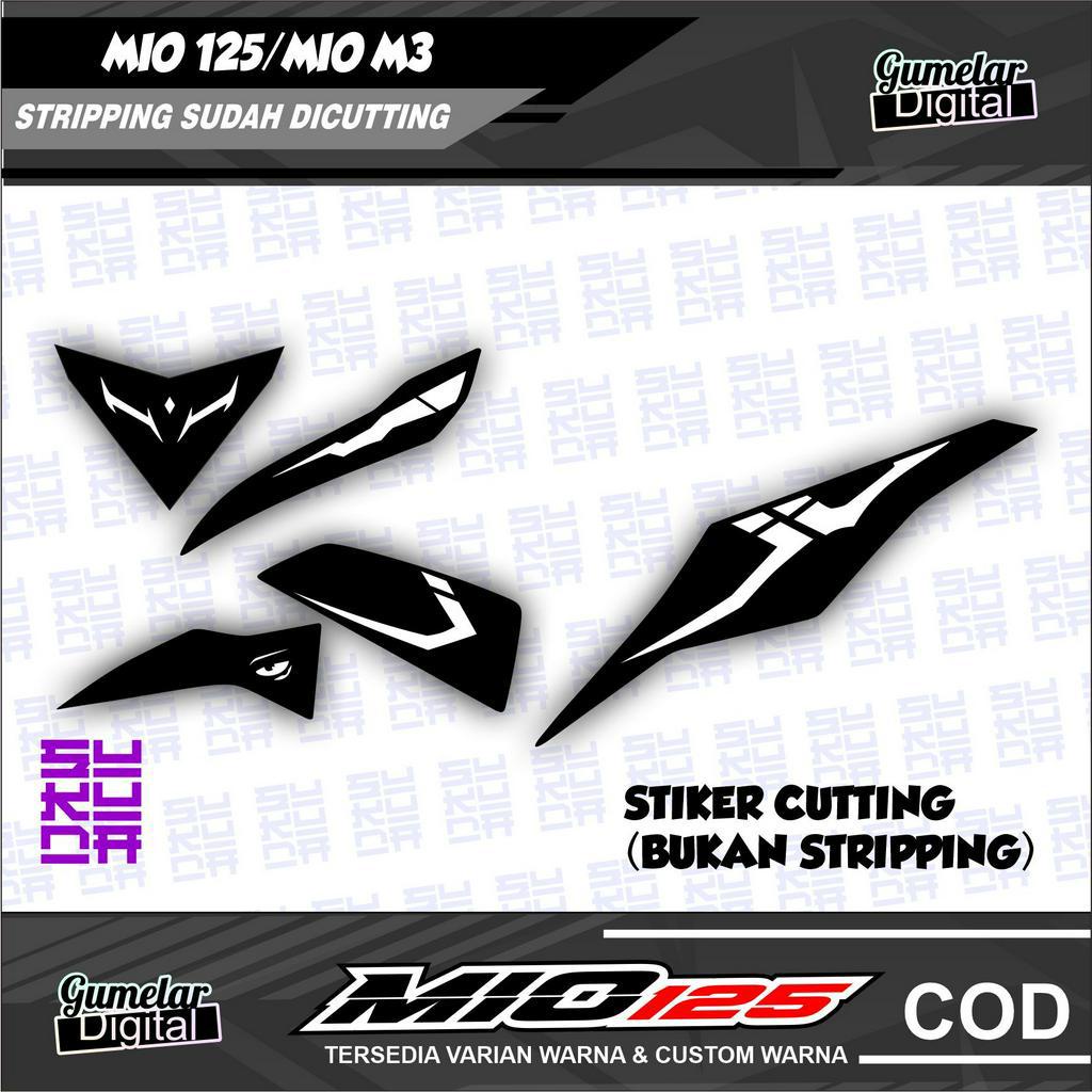 STIKER CUTTING YAMAHA MIO 125 MIO M3 TINGGAL TEMPEL 017