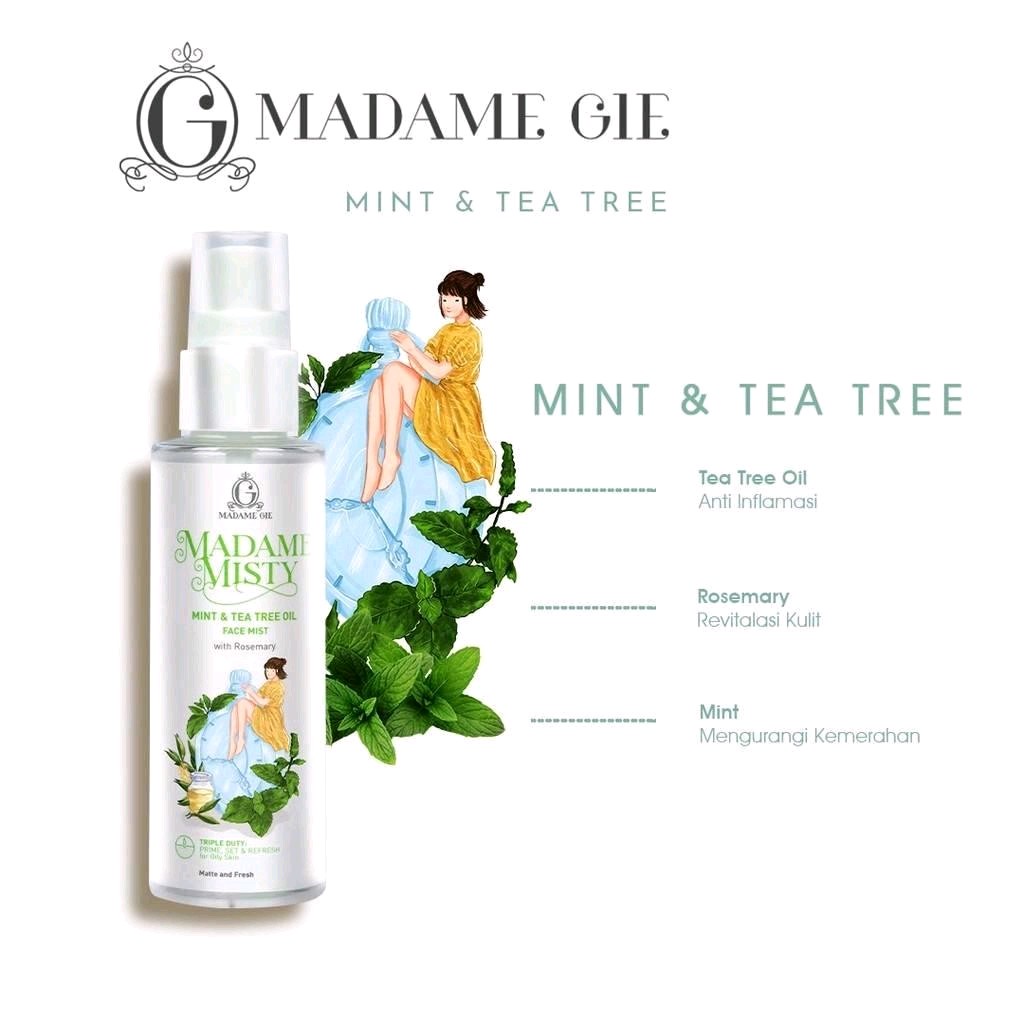 Jual Spray wajah facial mist halal dan aman madame misty Shopee Indonesia