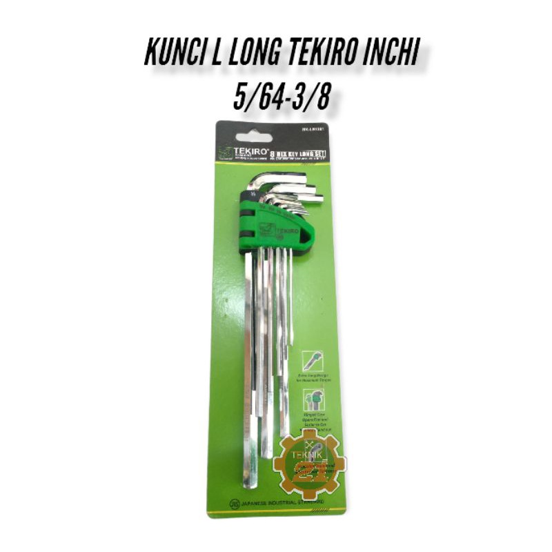 KUNCI L TEKIRO PANJANG SATUAN INCHI KUNCI L SET TEKIRO INCHI L TEKIRO PANJANG INCHI