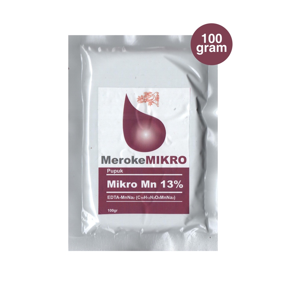 Meroke Mn EDTA 13% - Pupuk Nutrisi Mikro Mangan Chelate 100 Gram