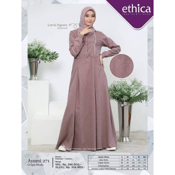 GAMIS AYUMI 248 • AYUMI 272 • AYUMI 296 • MIKHALYA 02 ETHICA