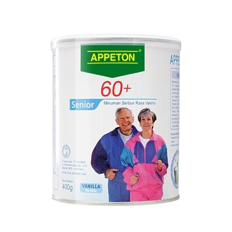 

APPETON 60+ Senior Susu Bubuk Vanilla 400 g