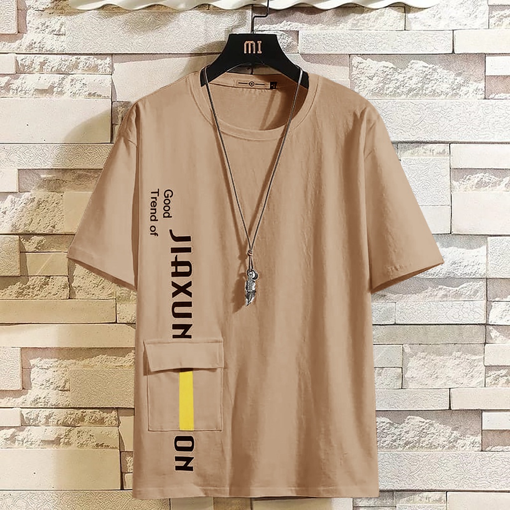 KIYOWO-Baju Kaos Distro Trendy Lengan Pendek Pria