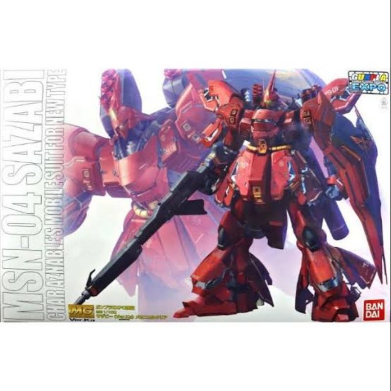 Jual Bandai Original MG 1 100 Gundam Sazabi Ver Ka Ver Ka Limited