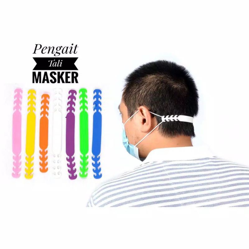konektor masker pengait silikon lentur