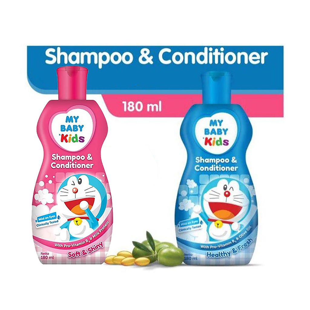 My Baby Kids Shampo &amp; Conditioner 100ml - Shampo Perawatan Rambut Bayi Halus dan Tebal 100ml