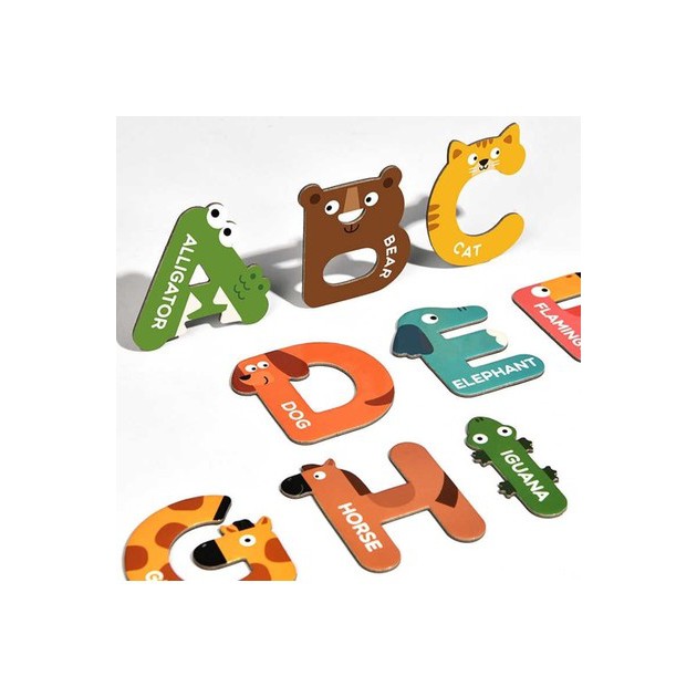 MIDEER ANIMAL ALPHABET MAGNETIC STICKERS - LETTER MAGNET