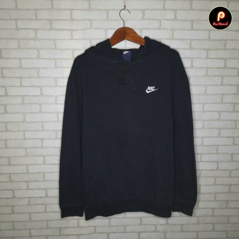 Hoodie Nike club small logo not big logo center swoosh