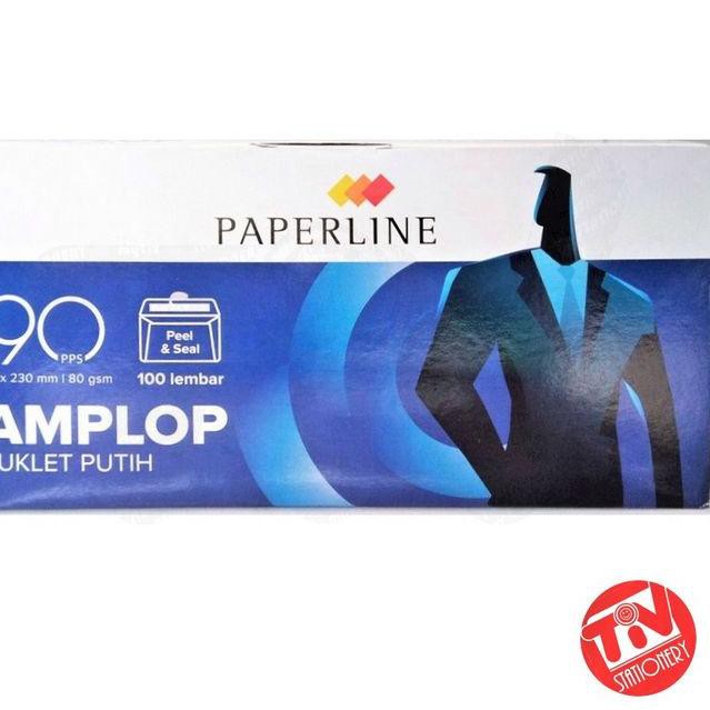 

Baru!!..!618KA Amplop Putih Panjang Polos Paperline 90 PPS (Peel and Seal)