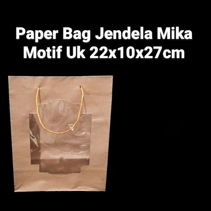 

(12 goodie bag) paperbag gift hampers kantong kertas coklat paper bag packaging parcel ukuran 22x10x27 cm