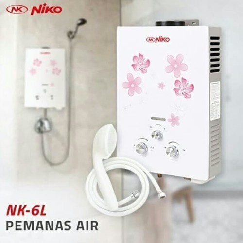 Niko NK-6L Water Heater Gas Pemanas Air Mandi Gas 6 Liter