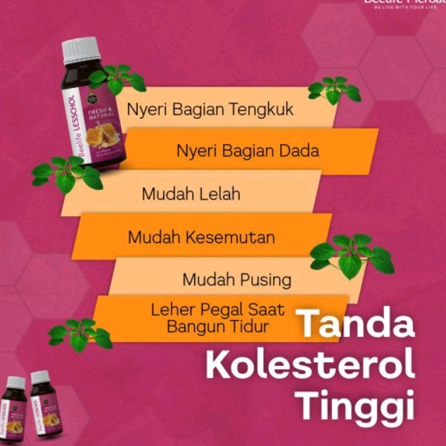 

Madu untuk kolesterol Beelife Lesschol