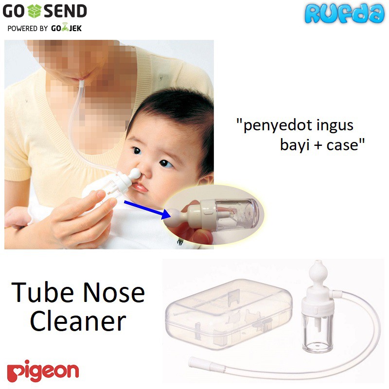 Pigeon Tube Nose Cleaner Alat Sedot Ingus Bayi dengan Selang