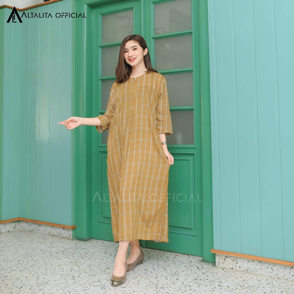 Daster Gamis Rayon Kekinian Lengan Tangan 3/4 Panjang Semata Kaki Busui Jumbo LD 120 Murah