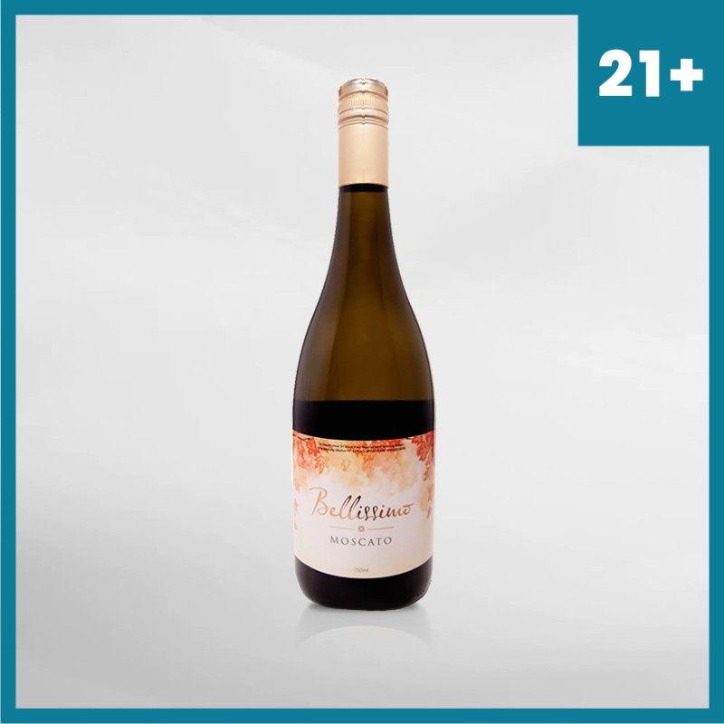 Sweet Wine Bellissimo Moscato 750 Ml ( Original &amp; Resmi By Vinyard )