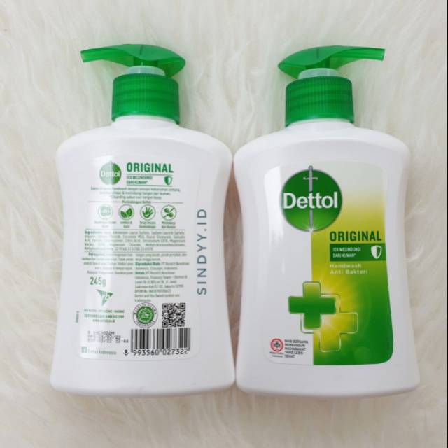 Handwash Sabun  Cair Tangan DETTOL  Botol  Pump 245gr 