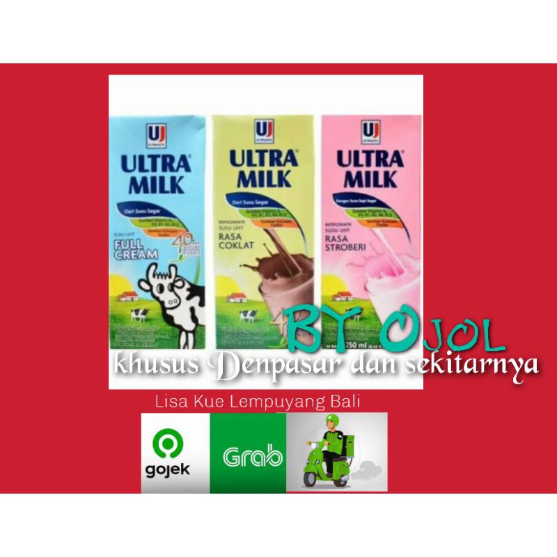 

SUSU UHT Ultra milk 200ML Lisa kue Lempuyang Bali