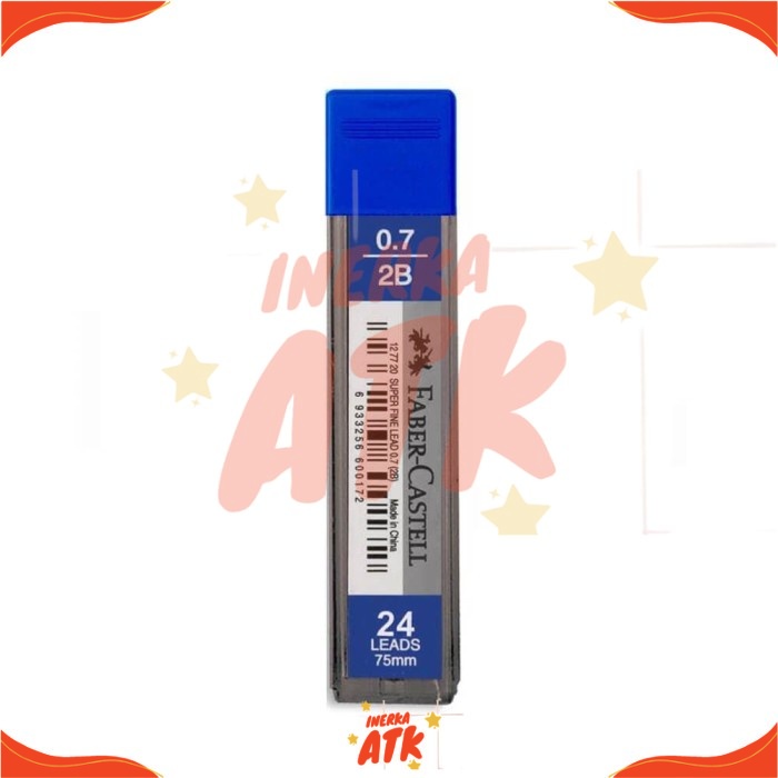 

Isi Pensil Mekanik 2B Faber-Castell Super Fine (0.7 x 75 mm) Isi 20pc Eceran Grosiran Murah