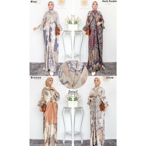 [REAL PICTURE] HANA KAFTAN DIOR SILK PREMIUM KOLEKSI RAYA EDISI TERBATAS LEBARAN 2022 KUALITAS BUTIK