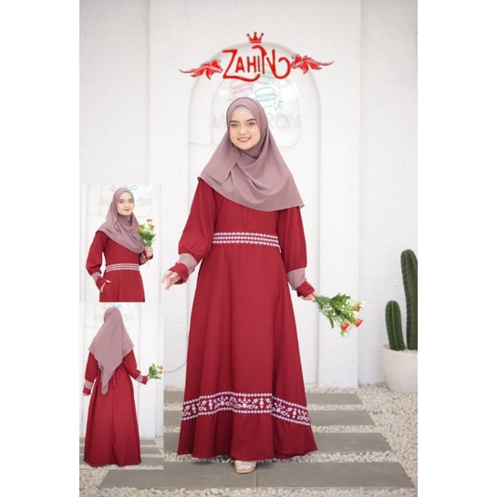 ZAHIN ORI VIONA DRESS // Gamis Itycrepe // Gamis itycrep // Gamis muslimah