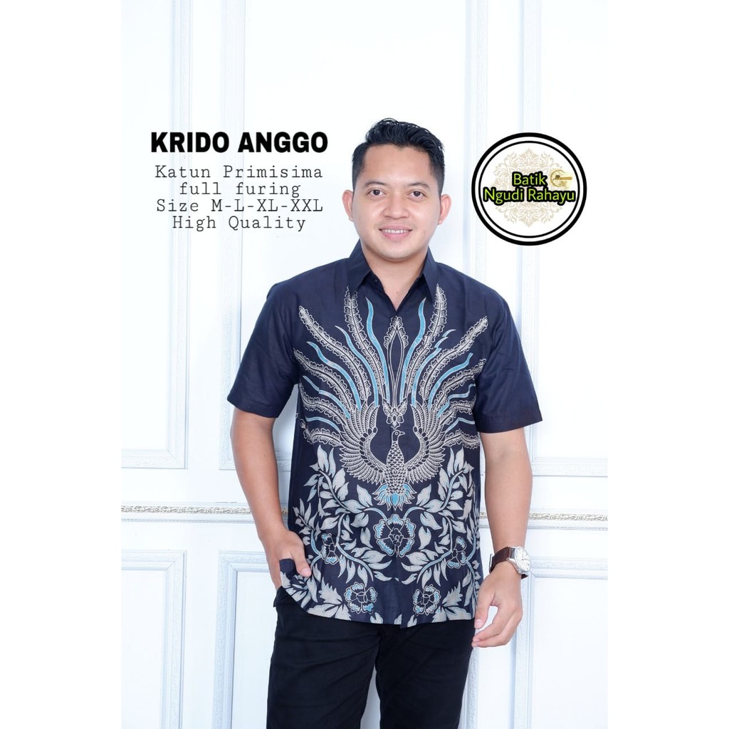KRIDO ANGGO NGUDI RAHAYU ATASAN KEMEJA BAJU BATIK PRIA SOLO LENGAN PENDEK FULL FURING PREMIUM ARDIAN PEKSI SATRIO DAUN RANTAI WIJAYA KUSUMA GUNTUR PURBO PEKSI GUMELAR MAHKOTA NOGO NAVI SEMAR GUNUNGAN KARTIKO UNGU WARDOYO KENCONO UNGU KINASIH KAWUNG WIBOWO