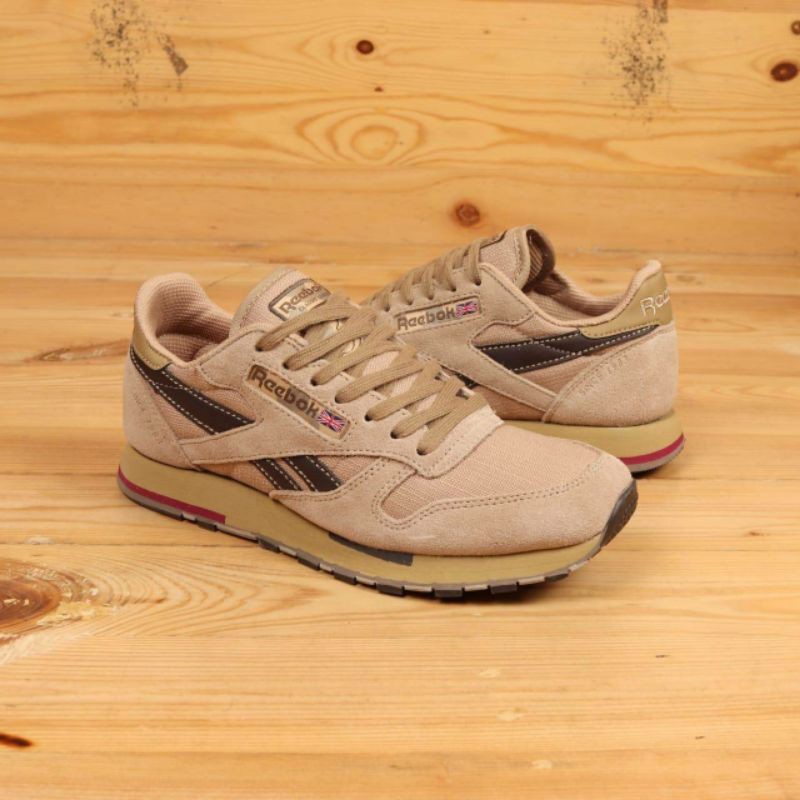 reebok classic leather utility brown