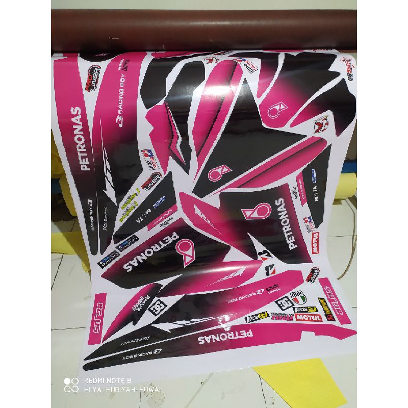 STIKER DECAL FULL BODY MX KING 150 PETRONAS 2020 SKULL