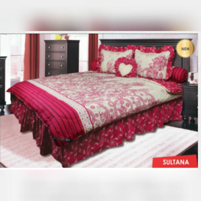 SEPRAI MY LOVE SULTANA ( Tinggi seprai 30 cm)