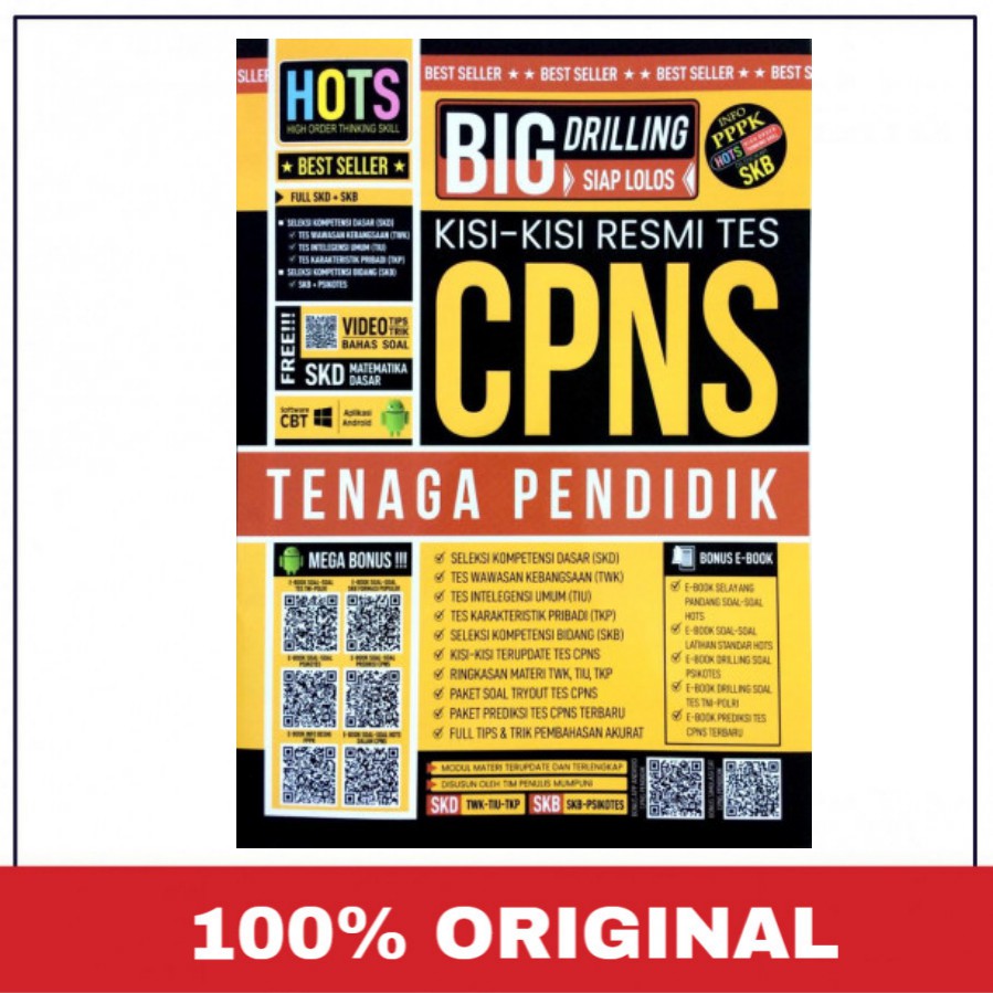 Siap Lolos Tes Cpns Guru Tenaga Pendidik Big Drilling Cpns Guru Shopee Indonesia