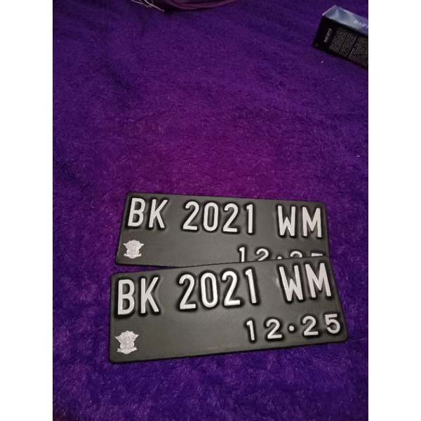 plat nomor motor/mobil plat bk
