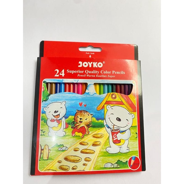 

Pensil Warna Joyko 24 Superior Quality Color Pencils (CP-24PB)