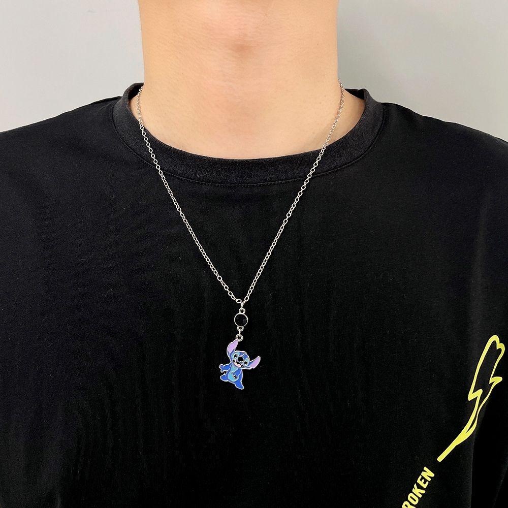 [Elegan] Best Friends Kalung Lucu Sederhana Angel Stitch Gaya Korea Kalung Kartun Kalung Pasangan