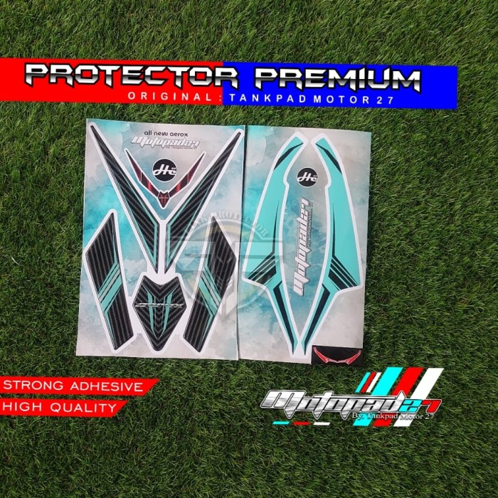 Sticker Stiker Resin Timbul Dasi Depan Winglet Yamaha New Aerox 155